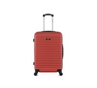 bluestar - valise weekend abs brazilia 4 roues 65 cm - terracotta terracotta