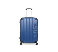 BLUESTAR - Valise Weekend ABS BUCAREST 4 Roues 65 cm Bleu