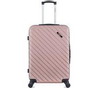 bluestar - valise weekend abs cite 65 cm - rose dore rose dore
