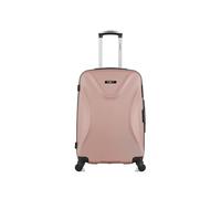 bluestar - valise weekend abs garibaldi 4 roues 65 cm - rose dore rose dore