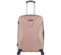 bluestar - valise weekend garibaldi 65 cm 4 roues - rose dore rose dore G