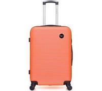 bluestar - valise weekend abs london 4 roues 65 cm - corail