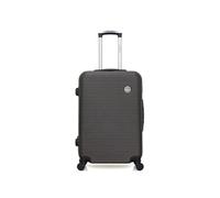 bluestar - valise weekend london 65 cm 4 roues - gris fonce