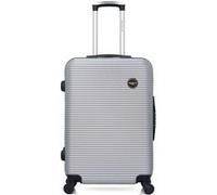bluestar - valise weekend abs london 4 roues 65 cm - gris gris