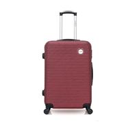 bluestar - valise weekend abs london 4 roues 65 cm - bordeaux bordeaux