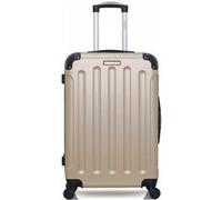 bluestar - valise weekend abs madrid 4 roues 65 cm - beige beige