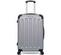bluestar - valise weekend abs madrid 4 roues 65 cm - gris gris