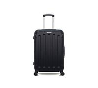 bluestar - valise weekend abs madrid 4 roues 65 cm - noir noir