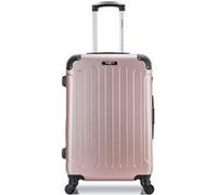 bluestar - valise weekend abs madrid 4 roues 65 cm - rose dore