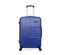BLUESTAR - Valise Weekend ABS MIAMI 4 Roues 65 cm Bleu