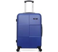 BLUESTAR - Valise Weekend ABS MIAMI 4 Roues 65 cm Bleu