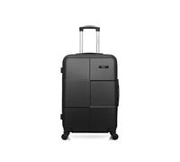 BLUESTAR - Valise Weekend ABS MIAMI 4 Roues 65 cm Noir