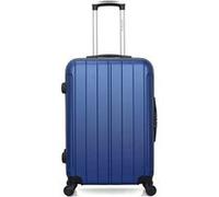 BLUESTAR - Valise Weekend ABS NAPOLI 4 Roues 65 cm Bleu