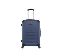 bluestar - valise weekend abs opera 4 roues 65 cm - marine