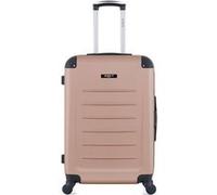 bluestar - valise weekend opera 65 cm 4 roues - rose dore rose dore G