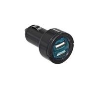 BLUESTORK - Adaptateur d'alimentation pour voiture - 2000 mA - 2 connecteurs de sortie - noir