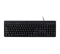 Bluestork BS-KB-MFIRST2/SP Clavier (QWERTY, Multimedia Slim USB) Noir