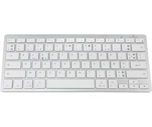 Bluestork - Clavier sans Fil Bluetooth Belge pour PC, Compatible avec Windows et Mac OS - Mini Clavier PC/Mac Français AZERTY, Compact, Ultra Mince, Léger, Silencieux - New