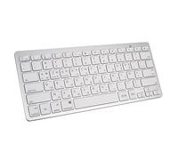 Bluestork Clavier sans Fil Bluetooth pour Mac, MacBook Pro, MacBook Air, iPad, iPhone - Mini Clavier Mac Coréen Français AZERTY, Compact, Ultra Mince, Léger, Silencieux - French/Korean