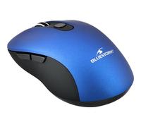 BLUESTORK Comfort Mouse - Souris - optique - 6 boutons - sans fil - 2.4 GHz - récepteur sans fil USB - bleu métallique