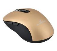 BLUESTORK Comfort Mouse - Souris - optique - 6 boutons - sans fil - 2.4 GHz - récepteur sans fil USB - or G