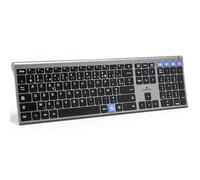 Bluestork Clavier sans fil KB Grapheme AZERTY Rechargeable 2,4GHz & Bluetooth Touche Copilot