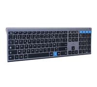 Bluestork - KB Grapheme - Clavier sans Fil Rechargeable, Connexions 2,4GHz & Bluetooth, Ultra-Fin, Batterie 110H, AZERTY FR, Clavier Silencieux, 12 raccourcis et Touche Copilot - Windows/IA Copilot