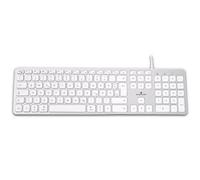 Bluestork - KB Mac - Clavier pour Mac, MacBook & iPad Blanc USB-C & USB-A