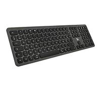 Bluestork Keyboard for Mac - Clavier Bluetooth pour Mac sans Fil Rechargeable - Design Ultra Mince en Aluminium - Touches Silencieuses - Autonomie 90h - pour Mac & iPad - AZERTY - 2024