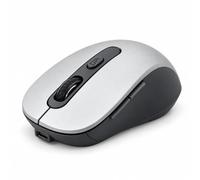 Bluestork - M-WL-OFF65 - Souris sans Fil Bluetooth Rechargeable, Grise | Double connexion Bluetooth 2,4 GHz, clics silencieux, recharge USB-C jusqu’à 4 800 DPI, 6 boutons
