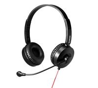 Bluestork - MC 202 Casque Micro PC Filaire Jack/3,5 mm, Son Stéréo, Micro Rotatif, Antibruit, Ultra Confort, Léger, Contrôle du Volume - Casque teletravail - Compatibilité Universelle - New