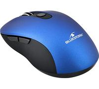 Bluestork Souris sans Fil 6 Boutons Rouge métal- 2,4 GHz - Jusque 1600 Dpi - Compatible Windows et Mac (Bleu éléctrique)