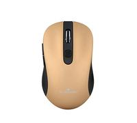 Bluestork Souris sans Fil 6 Boutons Rouge métal- 2,4 GHz - Jusque 1600 Dpi - Compatible Windows et Mac (Or)
