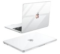 BlueSwan avec Coque MacBook Air 15 Pouces 2026 M5 M4 M3 M2 Fine Légère | Coque Rigide Compatible avec 2026-2023 Mac Air 15" A3448 A3241 A3114 A2941, Housse de Protection Cover,Cristal Transparent