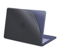 BlueSwan avec Coque MacBook Neo 13 Pouces A3404&A18 Pro Bords Anti-Fissures | Anti-traces PP Coque Compatible avec Mac Neo 13" 2026, Protection Ordinateur Portable, Mat Noir