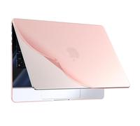 BlueSwan Compatible avec Coque MacBook Air 13 Pouces M4 M3 M2 2025 2024 2022 Mac Book Air 13,6 (A3240 A3113 A2681) PP Étui Meilleure Adaptation au Corps, Durable, Anti-Rayures - Rose Pêche Mat