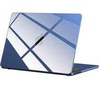 BlueSwan Coque Compatible avec Macbook Air 15 Pouces M5 A3448 2026, M4 A3241 2025, M3 A3114 2024, M2 A2941 2023, Étui Rigide Case pour, Housse de Protection Anti-Rayures Cover - Cristal Mezzanotte