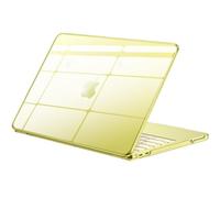 BlueSwan Coque Compatible avec MacBook Neo 13 Pouces 2026 (Puce A18 Pro, Modèle A3404) Coque Fin et Léger, Étui Rigide Housse en Plastique - Jaune agrume