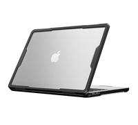 BlueSwan Coque compatible avec MacBook Pro 13 Pouces M1 M2 2022-2016 Rilascio A2338 A2289 A2251 A2159 A1989 A1706 A1708, Protection Renforcée Cadre en TPU, Étui de Rigide - (Bord Noir) Transparent Mat