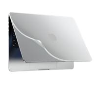 BlueSwan PP Coque Compatible avec MacBook Air 15 Pouces M4 M3 M2 2025 2024 2022 (A3241 A3114 A2941) Mac 15 Étui Meilleure Adaptation au Corps, Durable, Anti-Rayures, Translucide - Mat Blanc