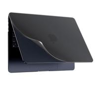 BlueSwan PP Coque Compatible avec MacBook Air 15 Pouces M4 M3 M2 2025 2024 2023 (A3241 A3114 A2941) Mac 15 Étui Meilleure Adaptation au Corps, Durable, Anti-Rayures, Translucide - Mat Noir