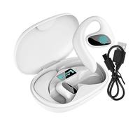 Bluet00th Casque de traduction à l'oreille longue durée de vie, dispositif de traduction à deux voies prend en charge 144 langues et prend en charge une variété de langues minoritaires avec Bl