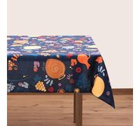 BlueTabla Nappe rectangulaire Qvevri, Bleu, 100% Coton, 210 x 140 cm