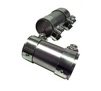 BLUETECH Connecteur de tuyau Double pince pour système d'échappement universel 125 mm de longueur Diamètre 56 mm Bosal N° 265-119