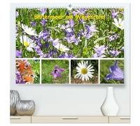 Blütenmeer am Wegesrand (hochwertiger Premium Wandkalender 2026 DIN A2 quer), Kunstdruck in Hochglanz: Gerade jetzt ist wiederentdeckt worden, wie ... - und damit auch für uns Menschen sind.