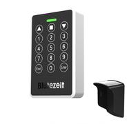 Blütezeit Clavier sans fil avec coque étanche IP54 pour ouvre-portail 433 MHz, système d'accès par code PIN sécurisé, compatible avec les moteurs automatiques d'opérateur de portail coulissant et