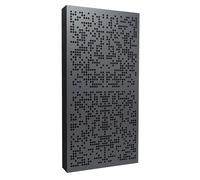 Bluetone Acoustics Binary AbFuser | Panneau Acoustique Mural, Diffuseur Acoustique, Panneau Absorbant Le Son, Traitement Acoustique (100x50x10cm, Antracite)