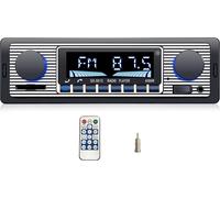 Bluetooth 5.0 Car Radio 1 Din Hands-Free Car Radio For 9-12v Auto Fm Radio,Supports 2 Usb/Aux/Sd/Tf/Mp3 1 Din Car Radio Supports Ios/Android