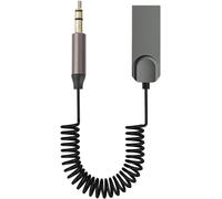 Bluetooth 5.1 Car Receiver With 3.5mm Aux Jack,Built-In Microphone,For Music And Hands-Free Calling,Plug & Play For Home And Car Radio (1pcs)