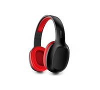 BLUETOOTH 5.1 RECHARGEABLE ON-EAR HEADSET - BLACK/RED